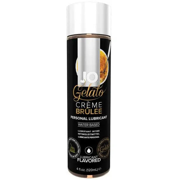 Gelato Crème Brûlée water-based lubricant bottle - 1 fl oz / 30 ml