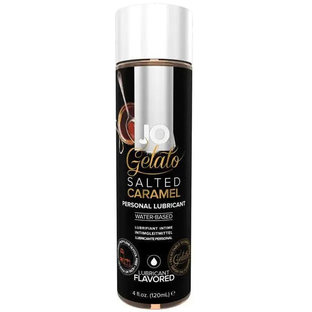 Bottle of JO Gelato Salted Caramel water-based personal lubricant - 1 fl oz / 30 mL