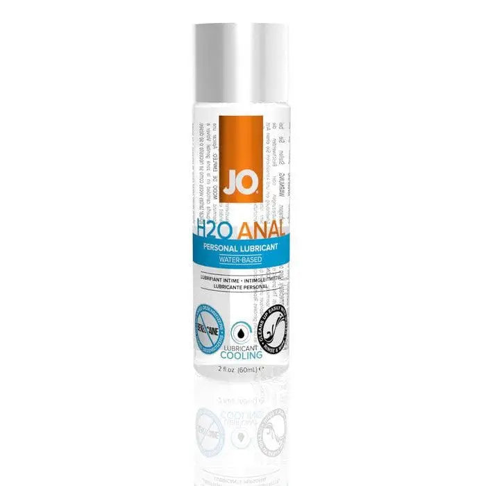 JO Lubricants and Toy Cleaners JO H2O Anal - Cooling - Lubricant (Water-Based) 2 oz. / 60 ml at the Haus of Shag