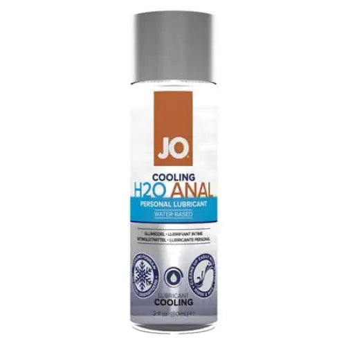 Bottle of JO H2O Anal Cooling Personal Lubricant (Water-Based) 2 oz. / 60 ml