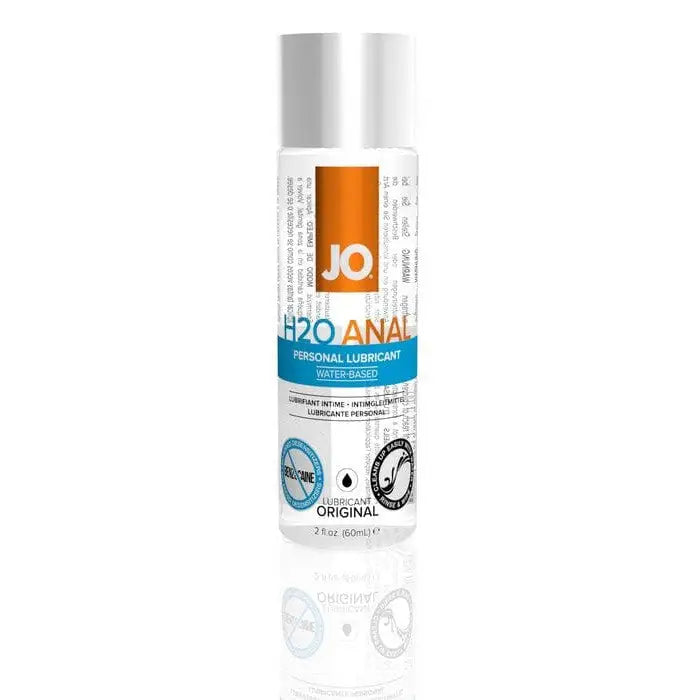 JO Lubricants and Toy Cleaners JO H2O Anal - Original - Lubricant (Water-Based) 2 oz. / 60 ml at the Haus of Shag