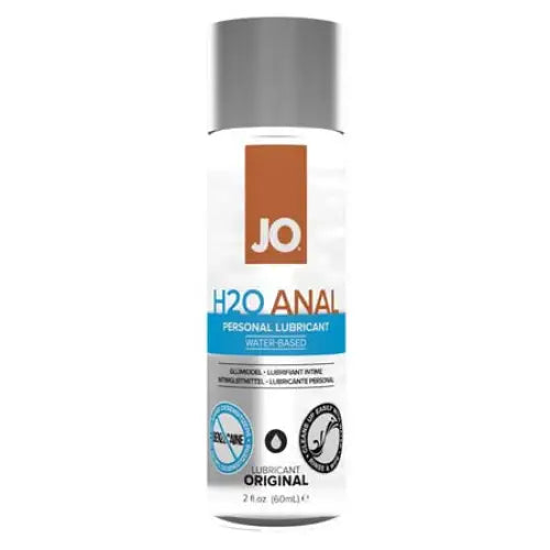 JO H2O Anal Original Water Based Lubricant - 2 oz. - Water Based Lubricant