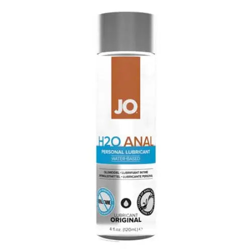 JO H2O Anal Original Water Based Lubricant - 4 oz. - Water Based Lubricant