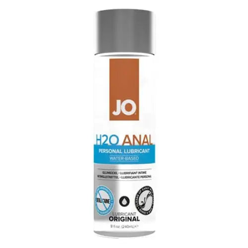 JO H2O Anal Original Water Based Lubricant - 8 oz. - Water Based Lubricant