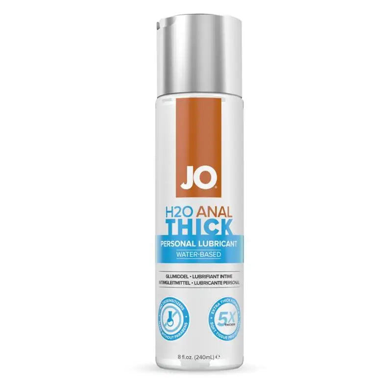 JO H2O Anal Thick Lubricant 8 oz. - Water Based Lubricant