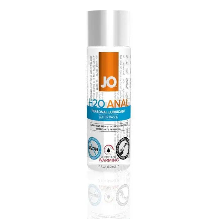 JO Lubricants and Toy Cleaners JO H2O Anal - Warming - Lubricant (Water-Based) 2 oz. / 60 ml at the Haus of Shag