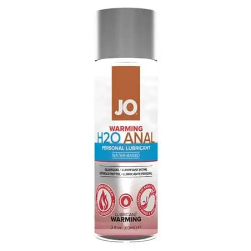 JO Lubricants and Toy Cleaners 2 Oz JO H2O Anal - Warming - Lubricant (Water-Based) 2 oz. / 60 ml at the Haus of Shag