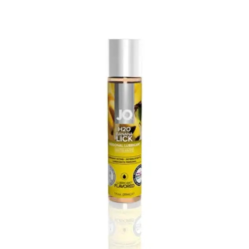 JO Lubricants and Toy Cleaners Banana Lick / 1 Oz JO H2O Flavored - Chocolate - Lubricant (Water-Based) 4 fl. oz. / 120 ml at the Haus of Shag