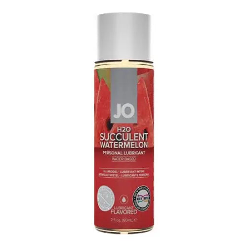 JO Lubricants and Toy Cleaners Watermelon / 2 Oz JO H2O Flavored - Strawberry - Lubricant (Water-Based) 4 fl. oz. / 120 ml at the Haus of Shag