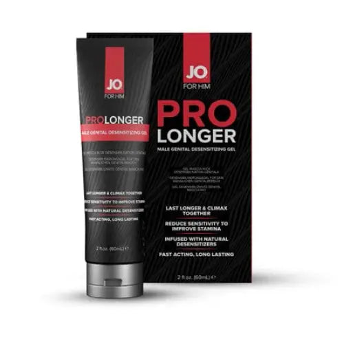 JO Prolonger Gel for Him: Natural Numbing Male Genital Desensitizing Gel in 2 fl oz Tube