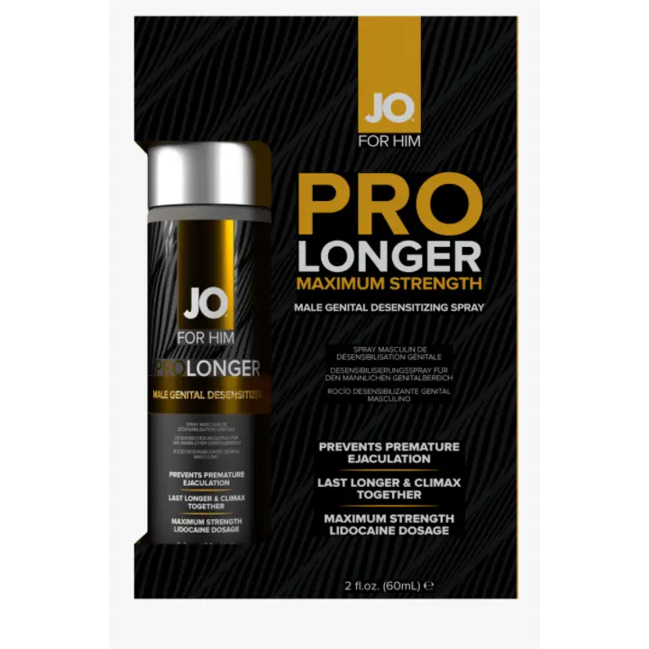 JO Prolonger Spray - For Him 2 fl oz | Male Genital Desensitizing Spray for Lasting Performance