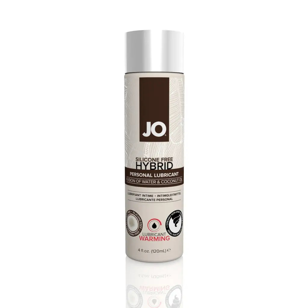 JO Silicone-Free Hybrid Lubricant with Warming Properties – 4 fl oz / 120 ml