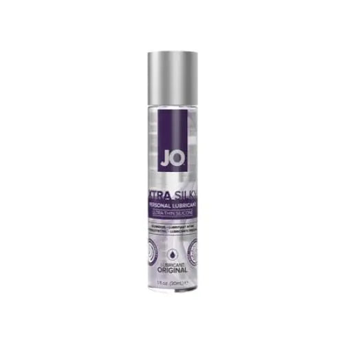 JO Lubricants and Toy Cleaners 1fl Oz Jo Xtra Silky Silicone 2 oz at the Haus of Shag