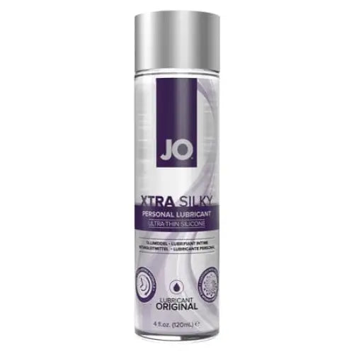 JO Lubricants and Toy Cleaners 4fl Oz Jo Xtra Silky Silicone 2 oz at the Haus of Shag