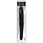 Jock 13 Inch Tapered Double Dong Black - Double Ended Dildo