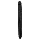 Jock 16 Inch Tapered Double Dong: Black cylindrical personal intimate device with rounded ends