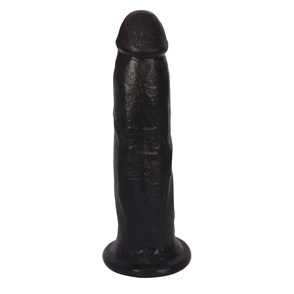 Jock 8 Inch Dong Black - Realistic Dildo