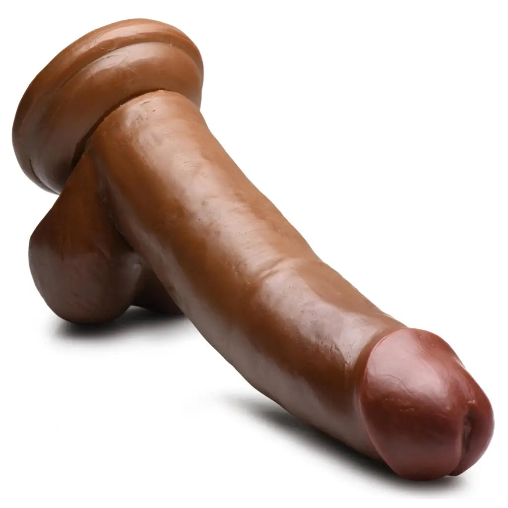 Jock 8 Inch Dong With Balls - Realistic Silicone Sex Toy with Bio Skin for Ultimate Pleasure