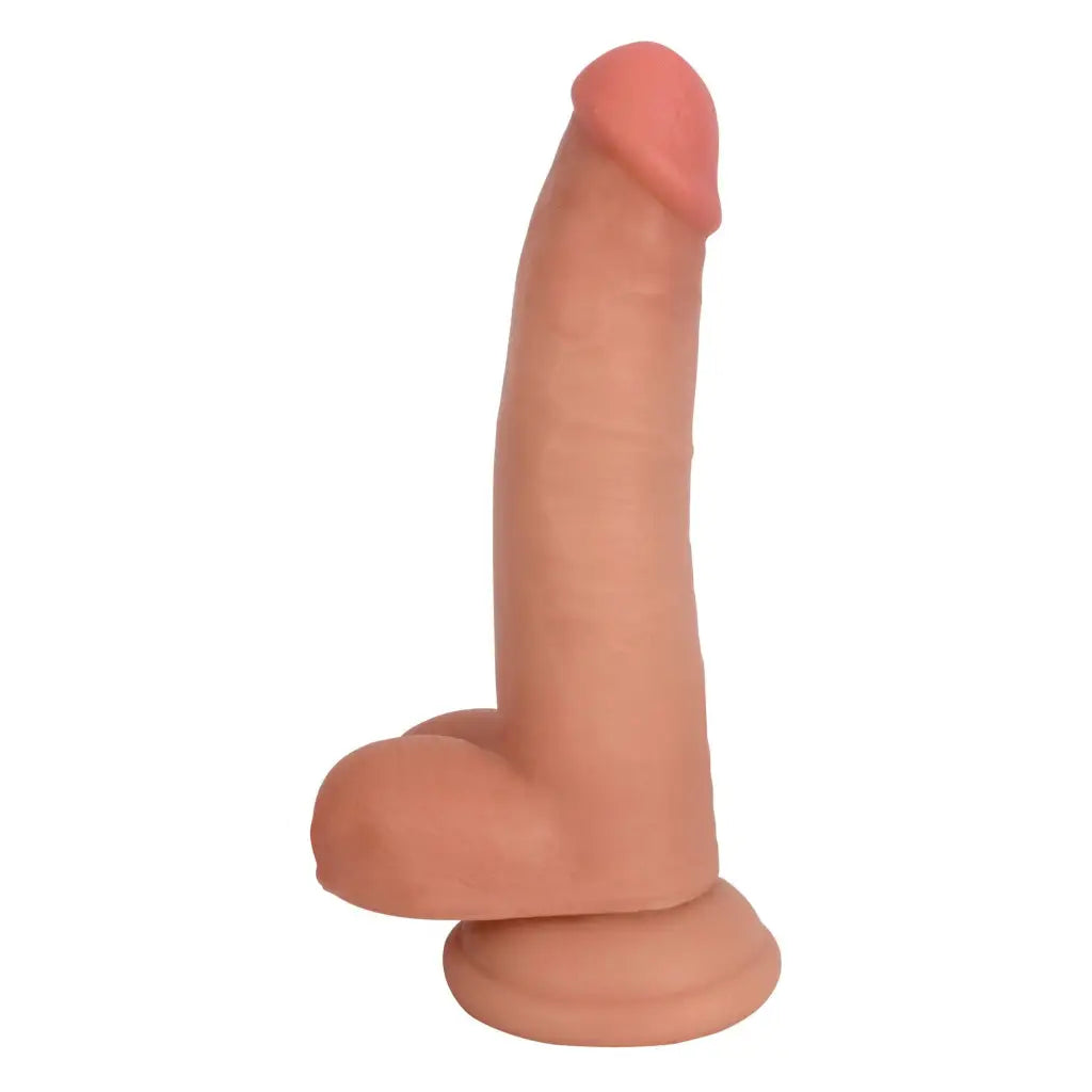 Curve Novelties Dildos 8" Jock Light Bareskin Dildo With Balls at the Haus of Shag