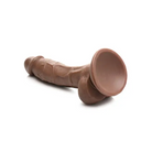 Jock Weightlifting Wesley 7 in. Dildo with Balls Dark, topped with a chocolate covered cup