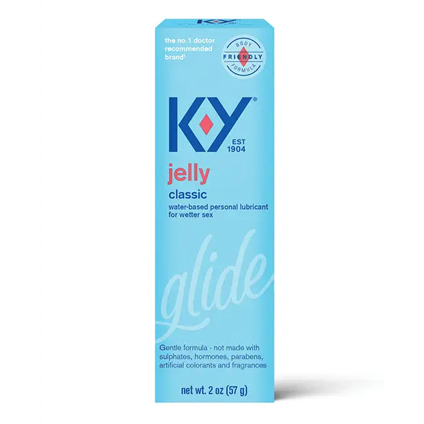 K-Y Jelly Classic Personal Lubricant 4 oz. Tube - 2 Oz - Water Based Lubricant