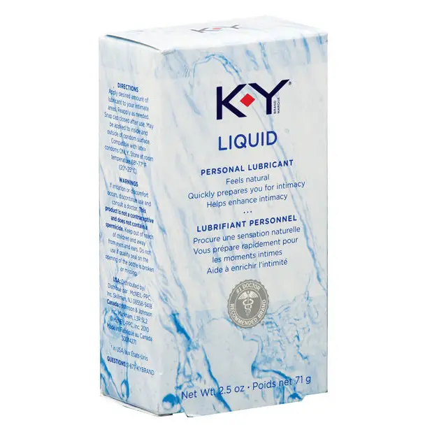 K-Y Liquid Classic Personal Lubricant 2.4 oz. - Water Based Lubricant