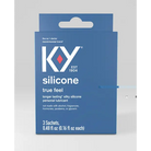 K-y Silicone True Feel Lube Pack Of 3 Satchet - Silicone Lubricant