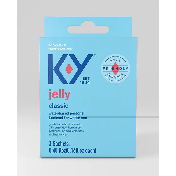 K-y Water Based Jelly Lube - Pack Of 3 Satchet - Water Based Lubricant