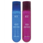 K-Y Yours & Mine Couples Lubricant Set - Water Based Lubricant