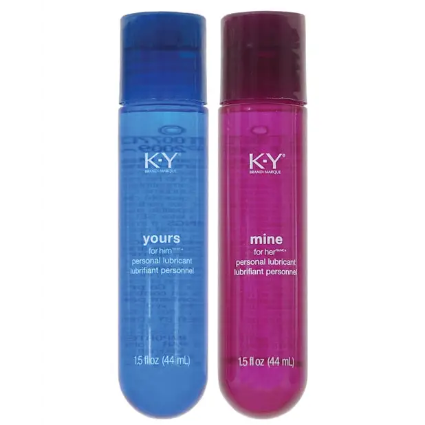 K-Y Yours & Mine Couples Lubricant Set - Water Based Lubricant