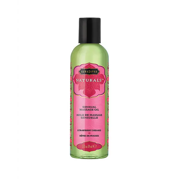 Kama Sutra Naturals Massage Oil - 2 Oz Strawberry Dreams - Massage Oil