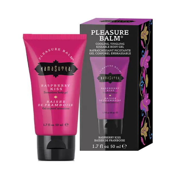 Kama Sutra Pleasure Balm Sensations - 1.7 Oz - Raspberry Kiss - Clitoral Stimulant