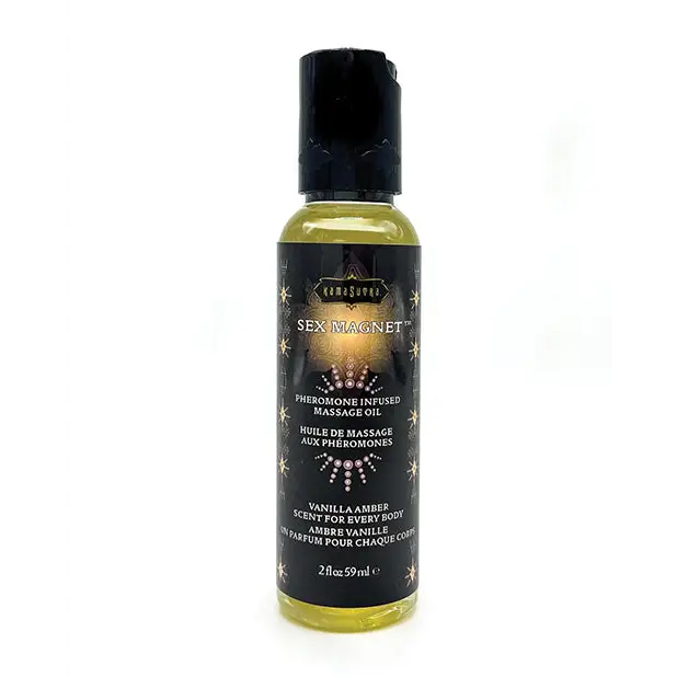 Kama Sutra Sex Magnet Pheromone Massage Oil - Amber Vanilla - Massage Oil