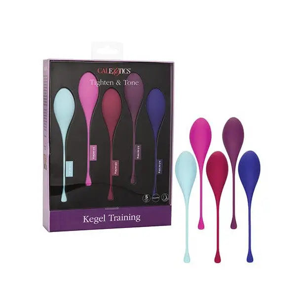 CalExotics Sexual Enhancers Kegel Training 5 Pc Set - Asst Colors at the Haus of Shag