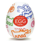 Keith Haring Tenga Egg: Colorful cartoon-style EASY BEAT EGG by Tenga