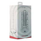 .kiiroo Power Sleeve For Titan - Clear - Manual Stroker