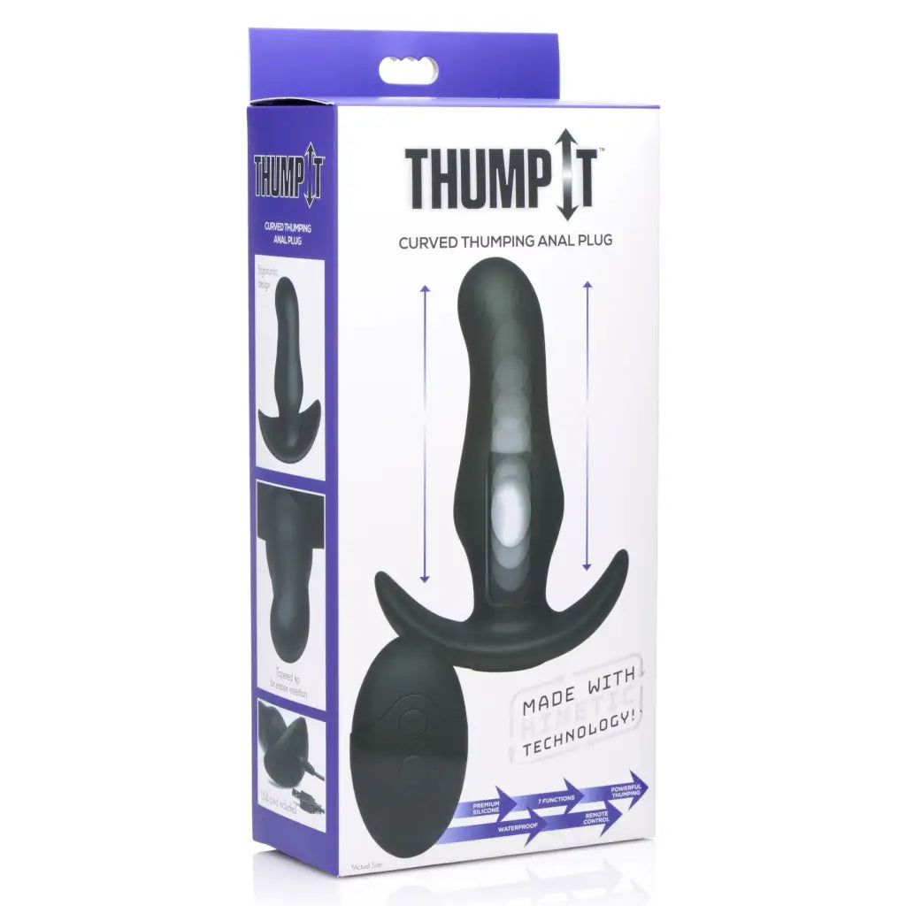 Thump It Powered Plug Kinetic Thumping 7x Prostate Anal Plug at the Haus of Shag