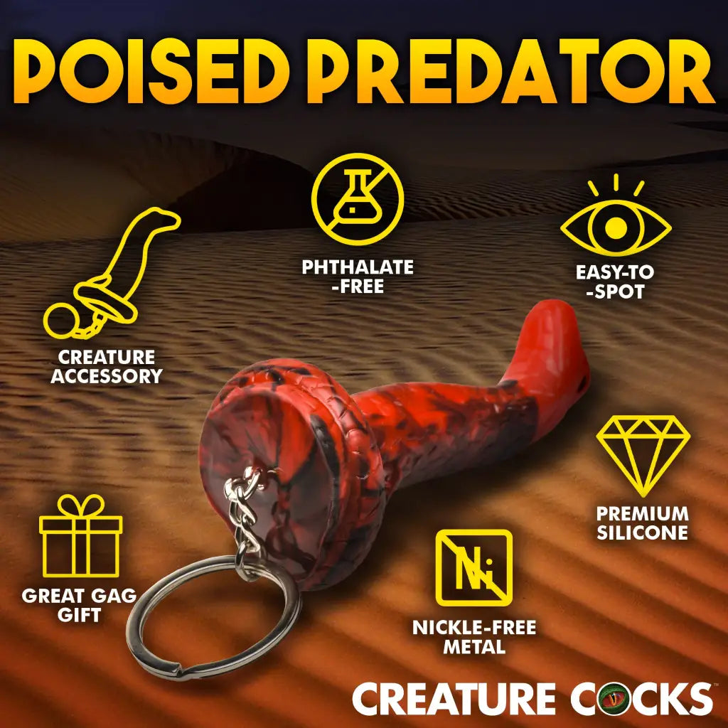 King Cobra Mini Dildo Key Chain - Misc