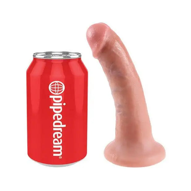 King Cock 6’ realistic dildo with suction cup base, flesh-colored phallic-shaped object