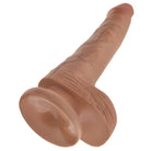 King Cock 6’ realistic silicone cock w balls, flesh-colored male sex toy