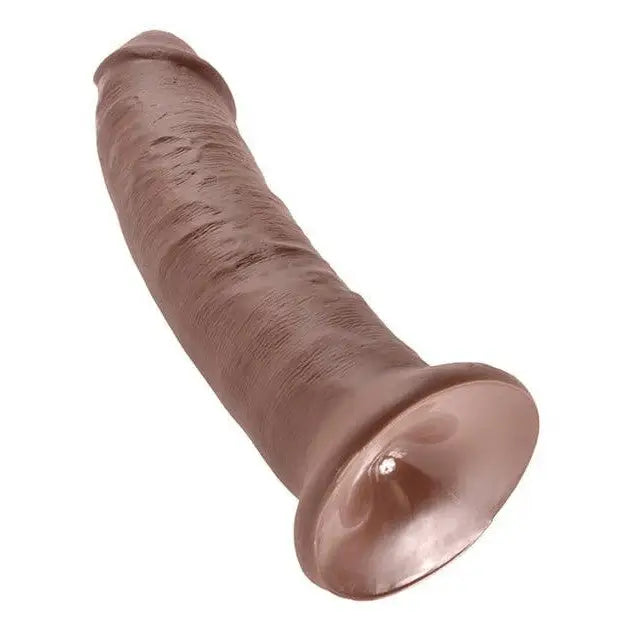 King Cock 9’ flesh-colored silicone phallic-shaped dildo sex toy