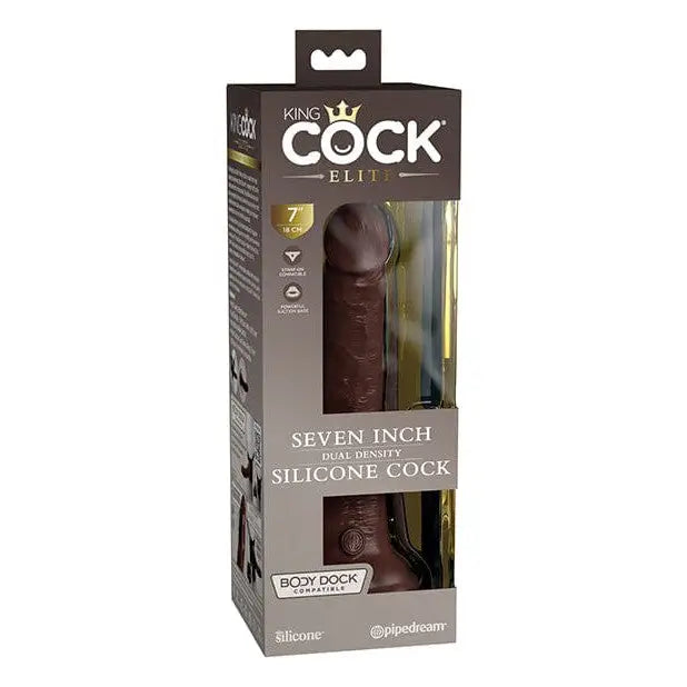 Realistic King Cock Elite 7’ dual density silicone cock in retail packaging