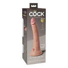 King Cock Elite 7’ Dual Density Silicone Cock in flesh tone, realistic adult toy