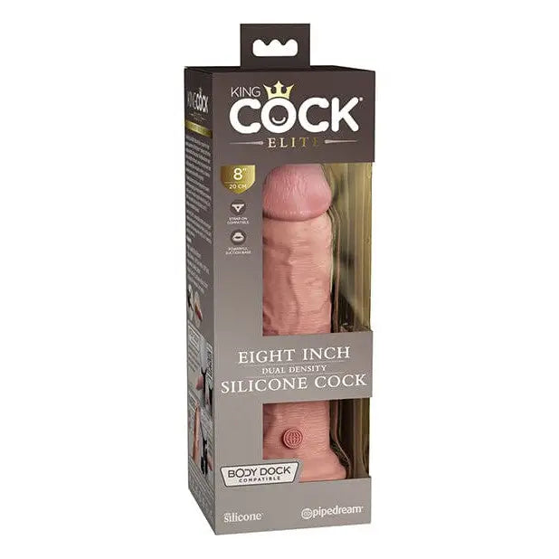 King Cock Dongs & Dildos Light King Cock Elite 8" Dual Density Silicone Cock at the Haus of Shag