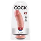 King Cock Dongs & Dildos King Cock Realistic Suction Cup 8" Dong - Flesh at the Haus of Shag