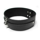 Kinklab Bondage and Kink KinkLab  Bondage Basics Leather Collar (Black) at the Haus of Shag