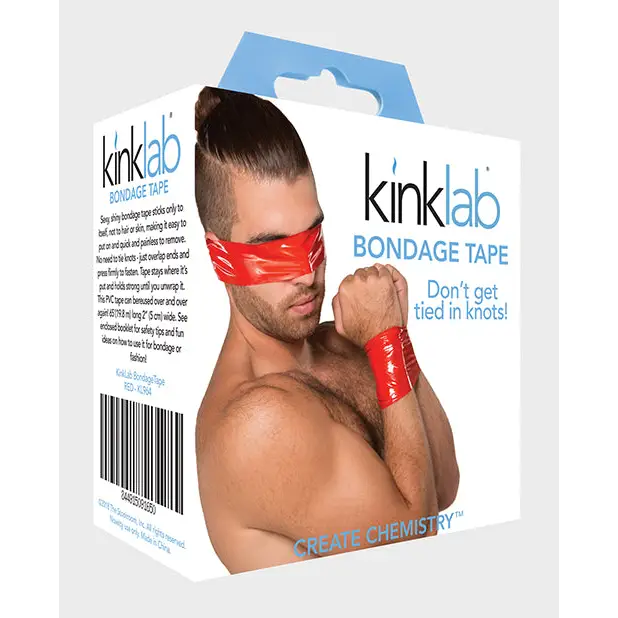 Kinklab Bondage Tape - Red - Bondage Tape