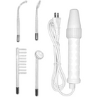 Close-up of Kinklab Neon Wand: white device with cord and brush attachment