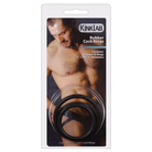 Kinklab Penis Enhancement Kinklab Rubber Cock Ring - Pack Of 3 at the Haus of Shag