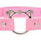 Master Series Collar Kinky Kitty Ring Slim Choker at the Haus of Shag